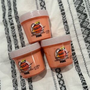 VS PINK coco peach smoothing body butter